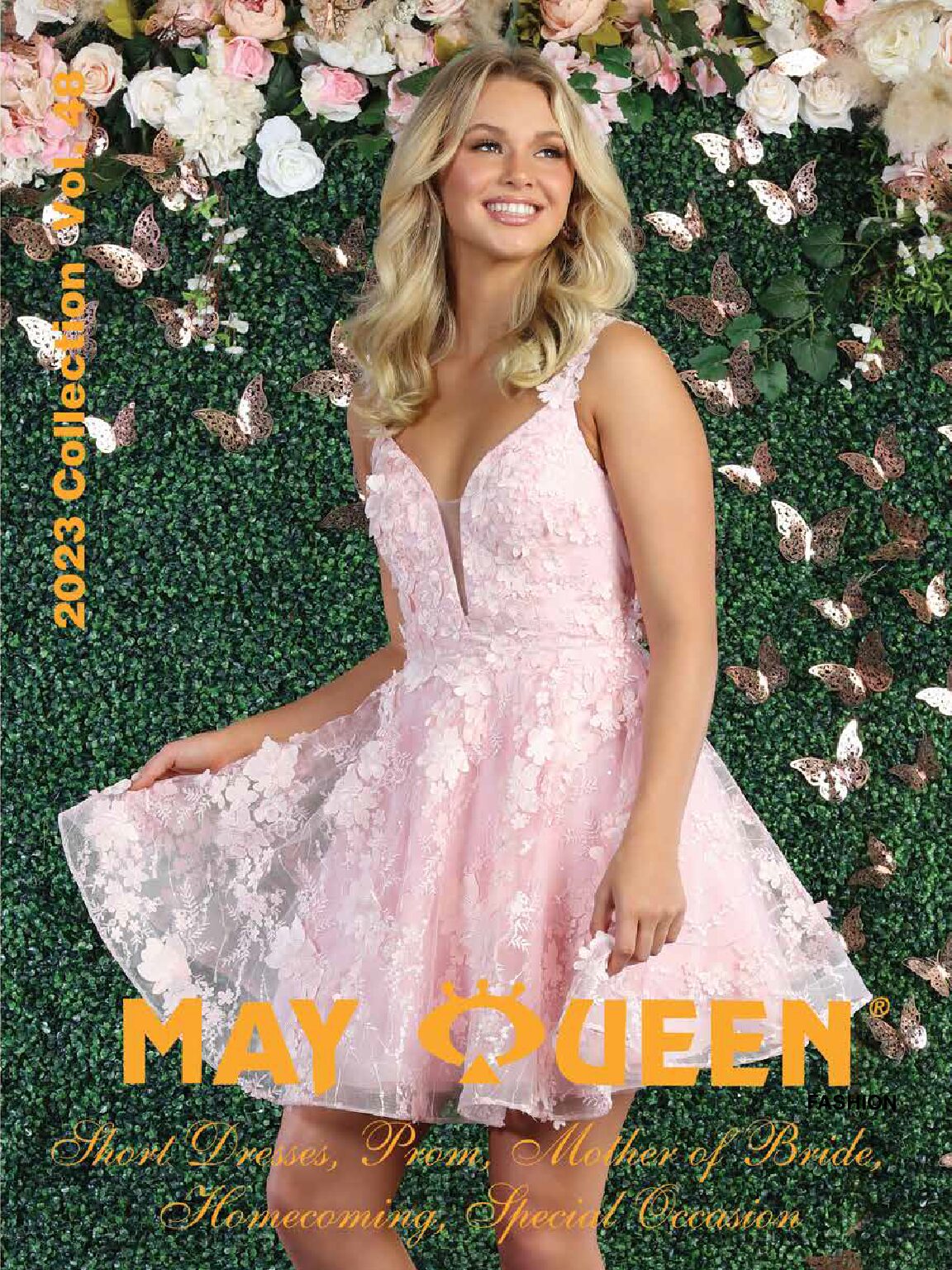 2023 Collection Vol 48 May Queen short dresses, prom, mother of bride, homecoming, special occasion